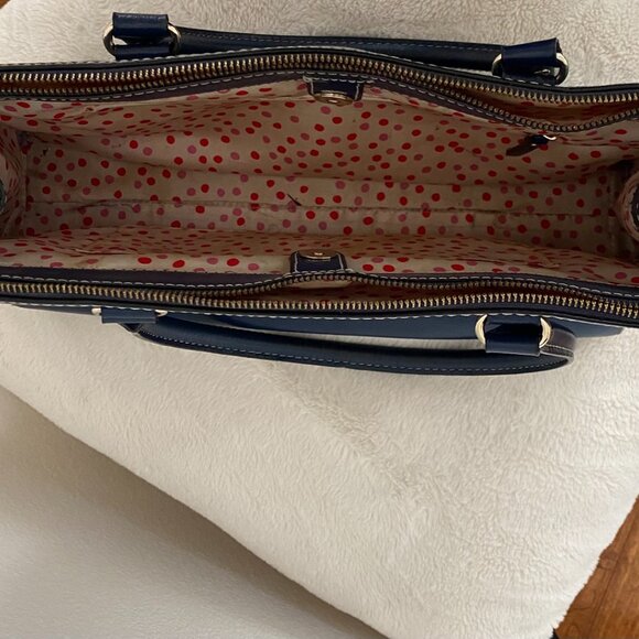COPY - Kate Spade Navy Blue Medium Satchel - Picture 2 of 5